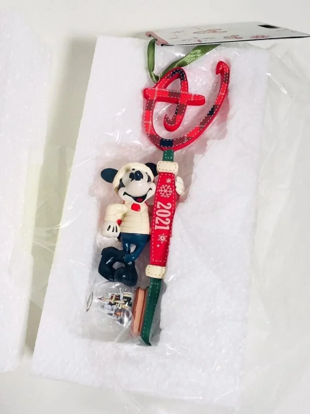 Mickey Mouse Christmas Holiday 2021 Sketchbook Disney Key Hanging Ornament